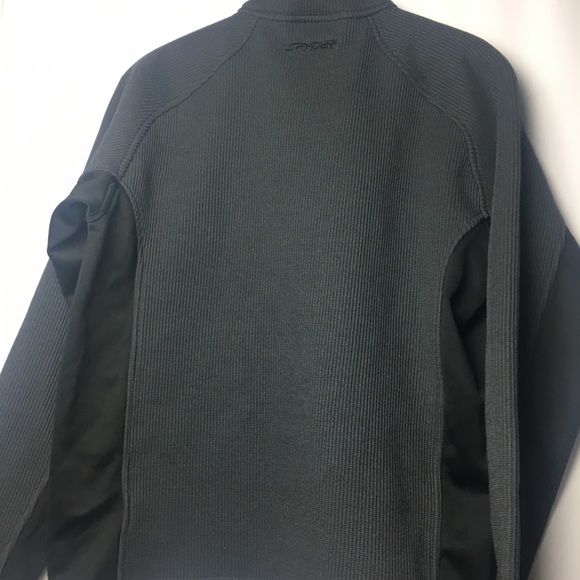 Spyder Men’s 1/4 Zip Long Sleeve Pullover - Picture 2 of 7